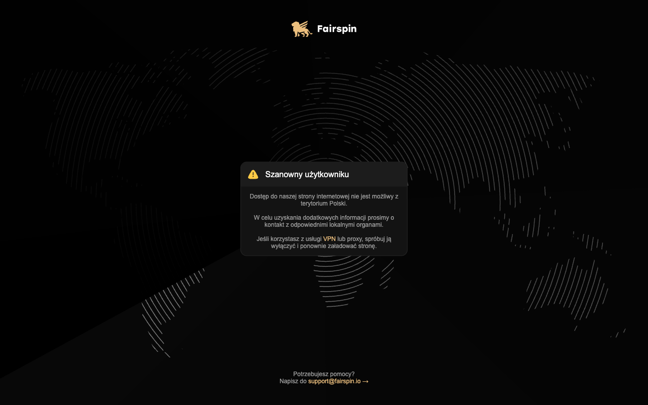 Fairspin — Startseite