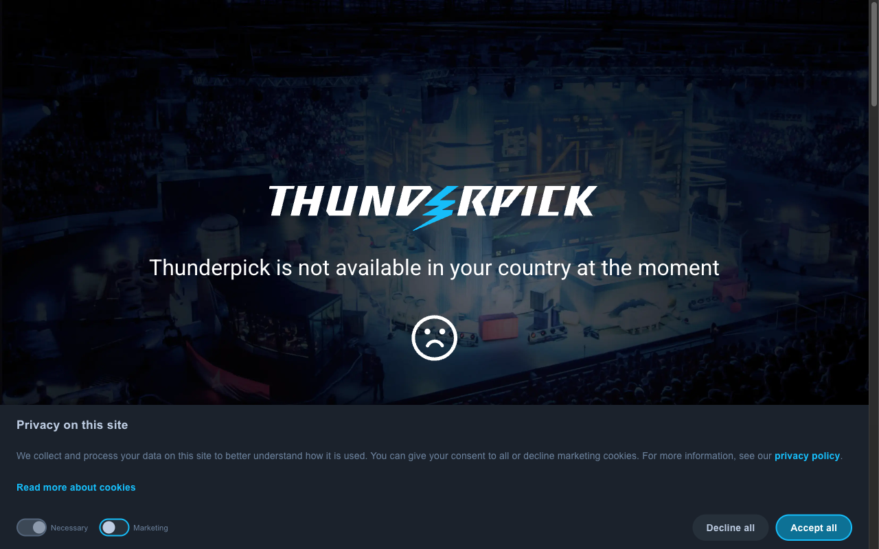 Thunderpick — Startseite